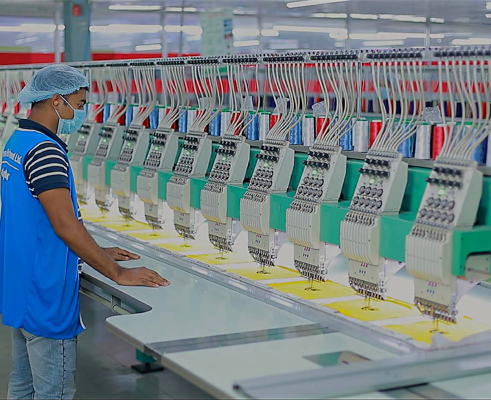 Garment embroidery at Supreme Stitch Ltd.
